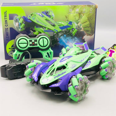 Remote & Watch Controlled Stunt Spray Car